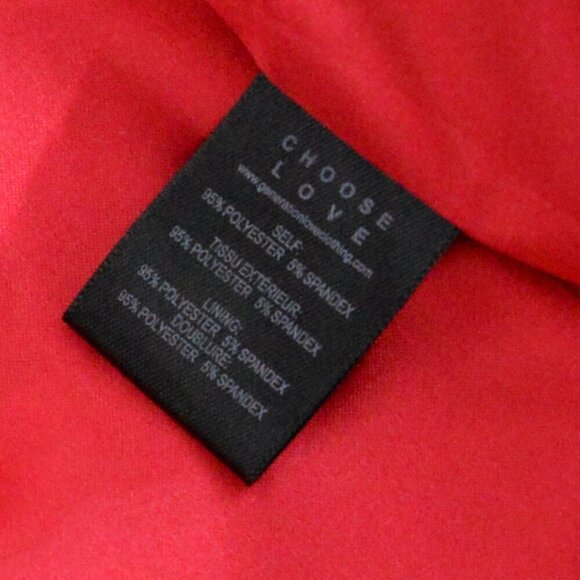 Generation Love New York Red Arielle Crepe Red Double Breasted Blazer XL - Picture 12 of 13